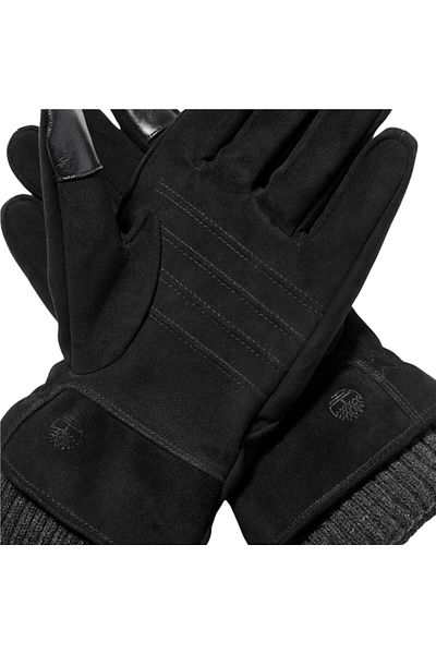 Timberland Leather Glove W Rib Cuff Men's Gloves