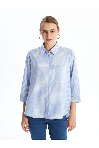 LC Waikiki Lcw Çizgili Kadın Gömlek