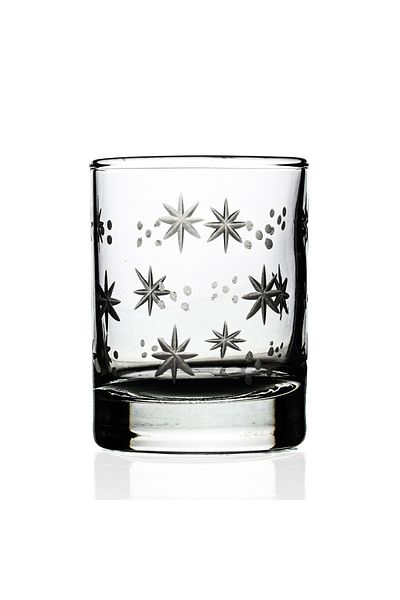 DECOCIA Karabağ 6 Pieces Coffee Side Glass with Sema Pattern