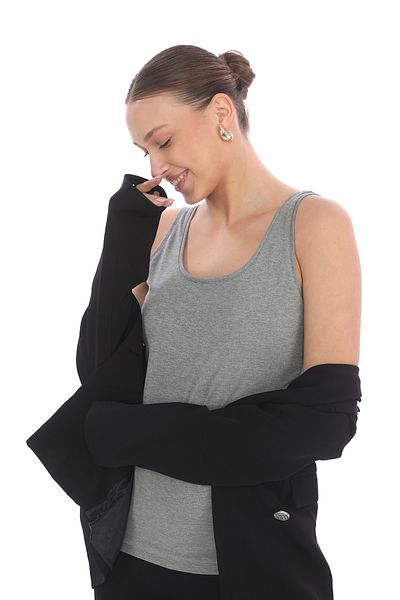 penyebizden Extra Soft Viscose Athlete Home&Outdoor-Grey Melange
