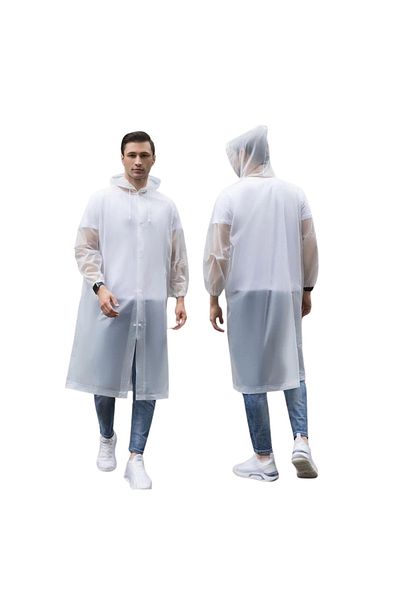 layfhex Daily Hooded Eva Fisherman Biker Hunter Camping Raincoat
