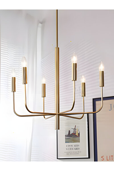 RONİSU AYDINLATMA Vintage Retro Minimalist Avize - Yemek Odası ve Restoran Av...