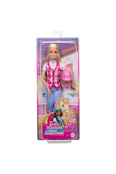 İZZSAA HXJ38 Barbie Binici Bebek - Malibu -Barbie Mysteries: The Great Horse ...