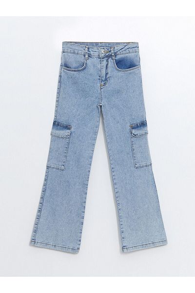LC Waikiki LW - Pantaloni cargo cu picior spaniol pentru fete