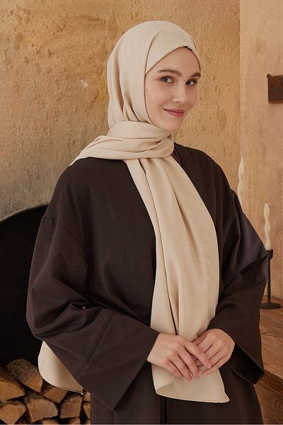Modakaşmir Silky Jacquard Series Circle Pattern Shawl
