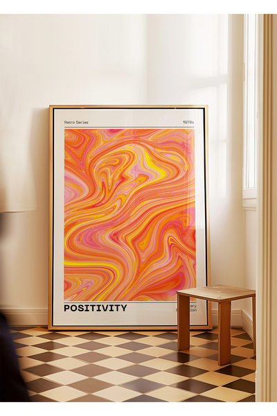 ARTHOUSECOLLECTIVE Aura Poster - Positivity - Tablo Ölçülerinde Çerçevesiz Po...