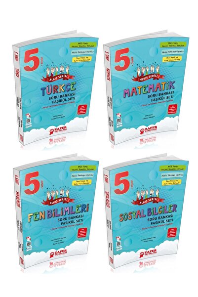 Zafer Yayınları 5. Sınıf TÜRKÇE + MATEMATİK + FEN BİLİMLERİ + SOSYAL BİLG. So...
