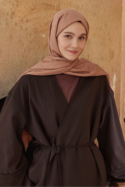 Modakaşmir Silky Jacquard Series Circle Pattern Shawl