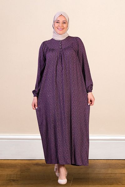 Ferace Long Summer Dress - Crispy Pattern