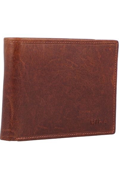 Mika Lederwaren Wallet RFID leather 12 cm