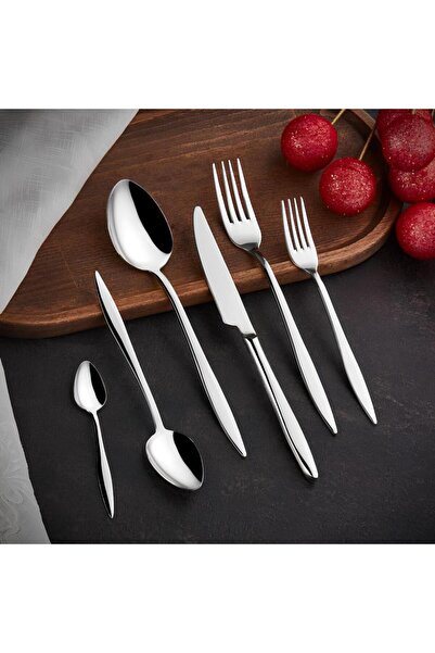 AROW Monaco 36 Parça 6 Kişilik Çatal Bıçak Kaşık Seti