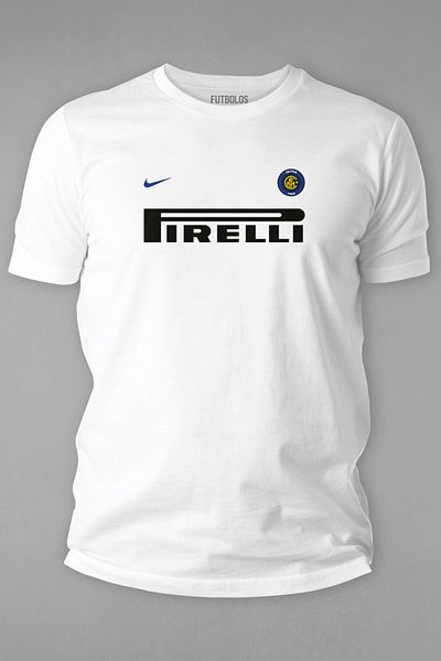 Futbolos Ανδρικό μπλουζάκι Inter Printed Crew Neck White