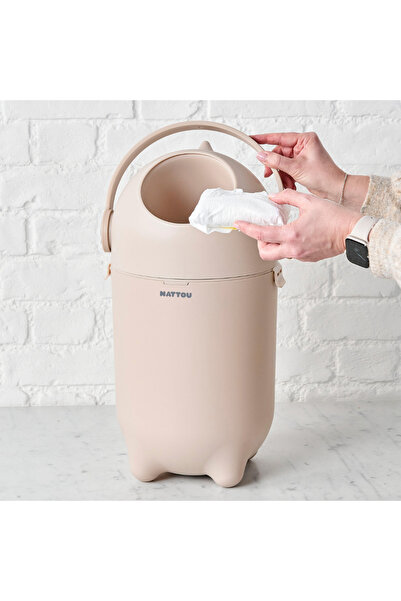 Nattou Dropy Baby Diapers - White Trash Can