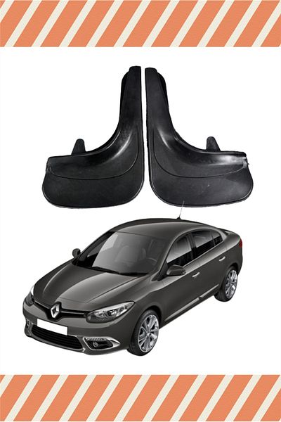 FİXFLEX Renault Fluence All Cases 2-Piece Dust Cover Fender Mudflap