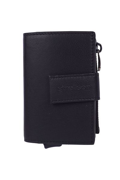 STRELLSON Carter C-Four Credit card case RFID protection Leather 6.5 cm
