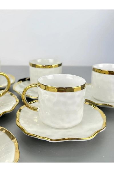 AROW White Porcelain Coffee Set