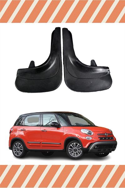 FİXFLEX Fiat 500L 2-Piece Dust Cover Mudguard Mudflap
