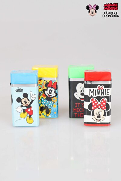 Minnie Mouse DEKOMMUS İLE LİSANSLI MINNIE MOUSE 2'Lİ SİLGİ