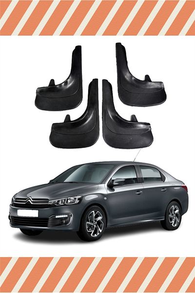 FİXFLEX Citroen C Elysee 4-Piece Gaiter Fender Mud Flap