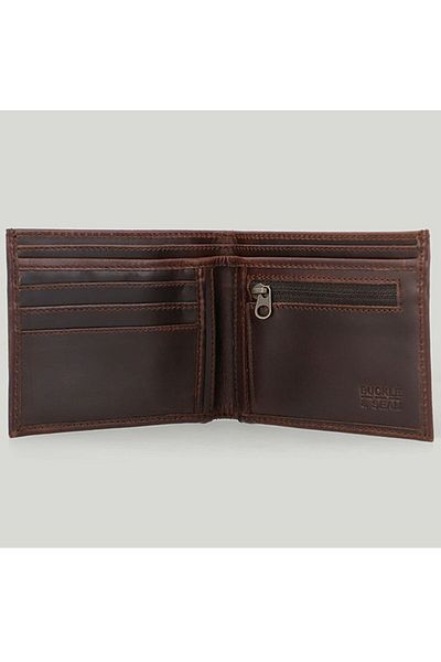 Buckle & Seam Bill wallet leather 11.5 cm