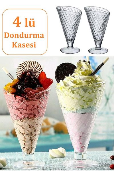 ORTAKÖY CENNETİ Alaska Cornetto 4-Piece Ice Cream Bowl