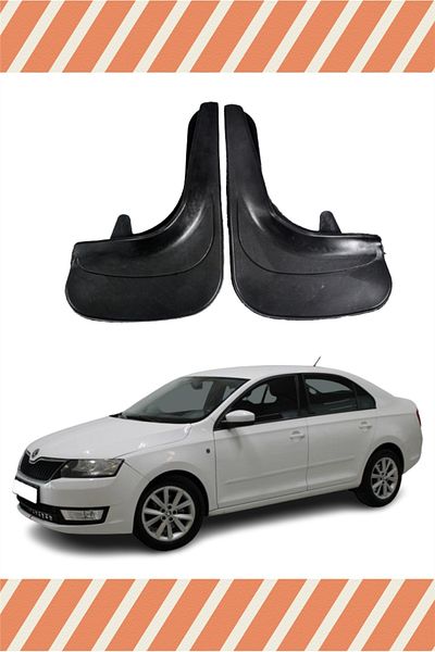 Sisashop Skoda Rapid 2-Piece Dust Cover Mudguard Mudflap