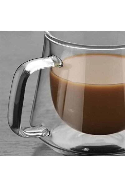 Perotti Double Wall Glass Mug 200 ml 12476 (2 Pieces)