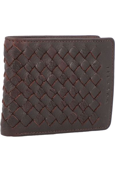 BUGATTI Woven wallet leather 11 cm