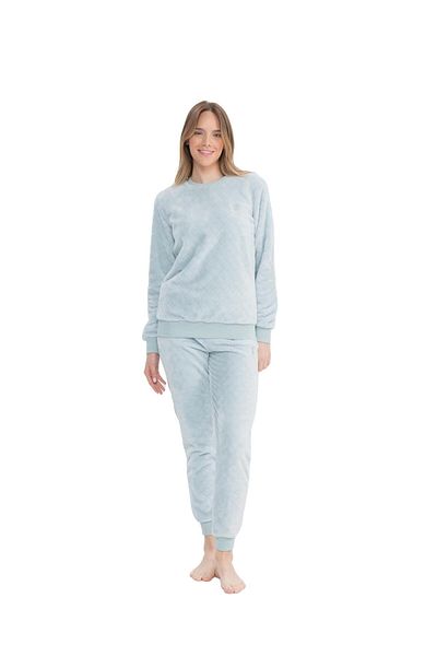 U.S. Polo Assn. BAZA. Polo Assn. Set de pijamale cu mânecă lungă și gât rotund pentru femei S25080