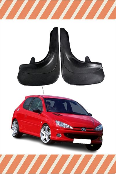 FİXFLEX Peugeot 206 Hb Peugeot 106 2-Piece Dust Cover Fender Mud Flap