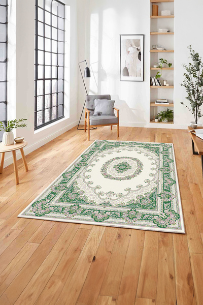 Napoli Home Baskılı Klasik Etnik Modern Yıkanabilir Kaymaz Taban Yolluk Mutfa...