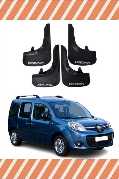 FİXFLEX Renault Kangoo Racing Written 4-Piece Gaiter Cover Fender Mudflap