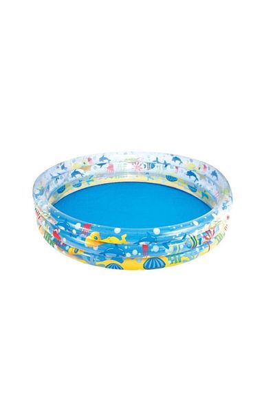 BESTWAY Büyük Boy Şişme Havuz- Bahçe,teras Aile Ve Çocuk Havuzu (183x183x33 cm)-51005