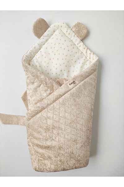 Bebella S.Coffee Baby Blanket Seasonal Hospital Exit Newborn Swaddle Gift 100% Cotton Play Mat