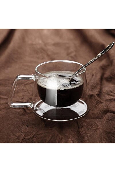 Perotti Double Wall Glass Mug 200 ml 12476 (2 Pieces)