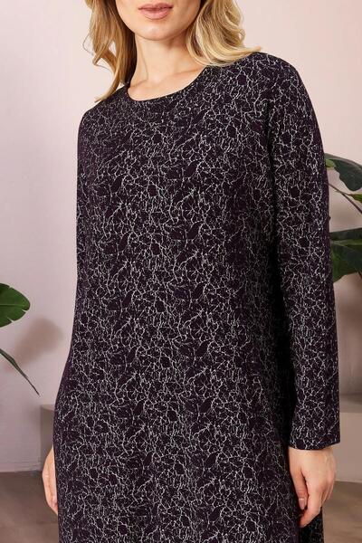 Ferace Jacquard Hijab - Γυναικείο Μητρικό Φόρεμα Plus Size