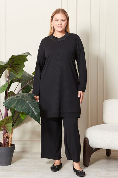 Ferace Σετ γυναικείο κοστούμι δύο τεμαχίων Plus Size