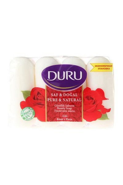 Duru Pure & Natural Rose Beauty Soap 280 gr 4x70 gr