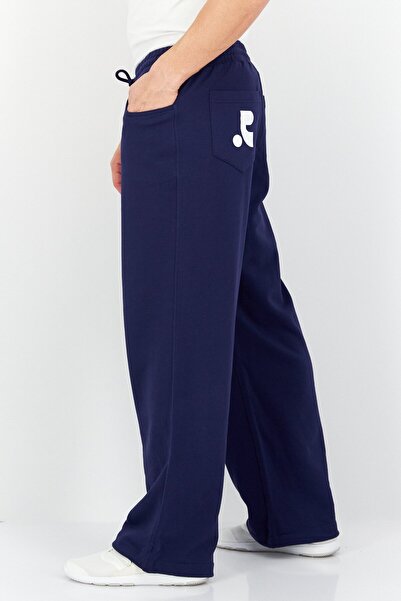 Esprit Men Regular Fit Graphic Sweatpant, Blue