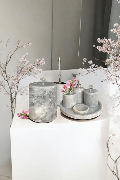 Marble Home Concept GRİ BANYO SETİ