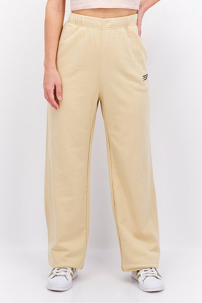 Esprit Women Regular Fit Embroidered Logo Sweatpants, Beige