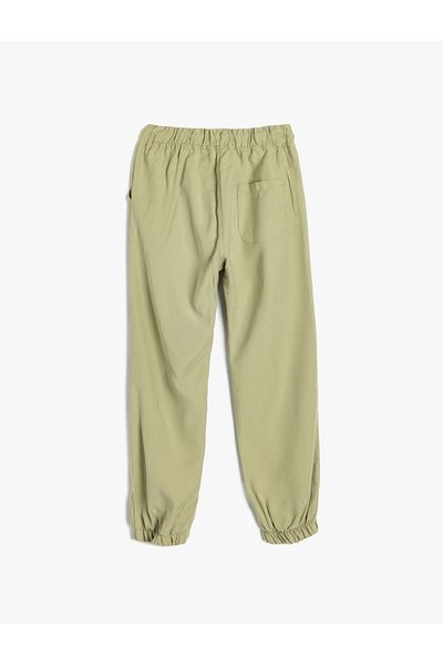 Koton Țesătură de viscoză - Pantaloni de jogger cu buzunar