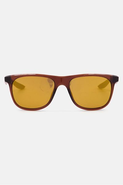 Nike Men Dq0866 Square Sunglasses, Brown