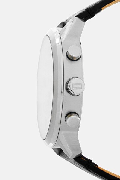 Tommy Hilfiger Men 1710527 Chronograph Quartz Watches 44 Mm, Silver/grey