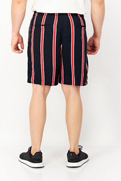Perry Ellis Men Stripe Basic Shorts, Multicolor
