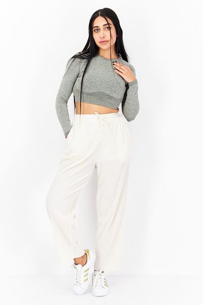 adidas Women Sportwear Fit Training Sweatpants, Cream