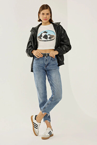 Hiccup Τυπωμένο βαμβακερό μπλουζάκι