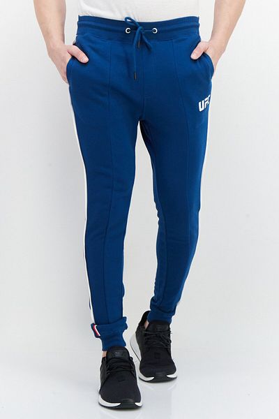 UFC Men Sportswear Fit Brand Logo Training Jogger Pant, Teal Blue