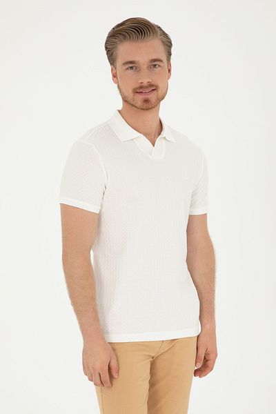 U.S. Polo Assn. Ανδρικό T-Shirt εκρού 50282108 -VR019