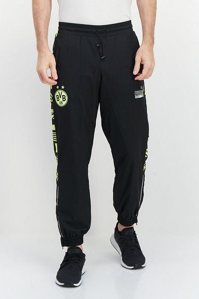 Puma Men Regular Fit Brand Logo Training Track Pant, Black